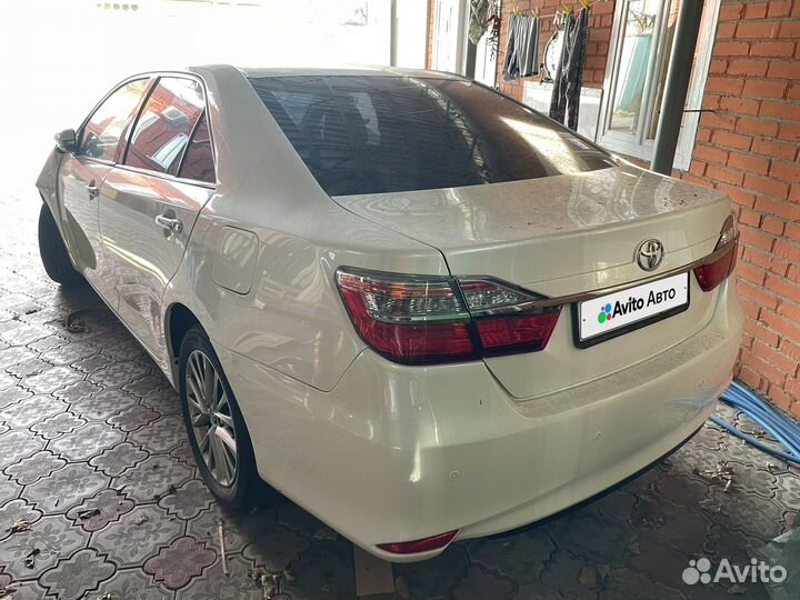 Toyota Camry 2.5 AT, 2016, битый, 122 000 км