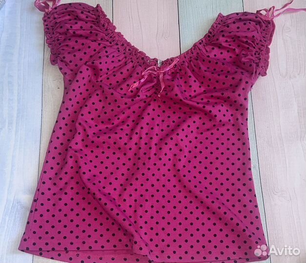 Кофта в горошек