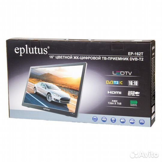 Телевизор с цифровым тюнером 16“ Eplutus EP-162Т