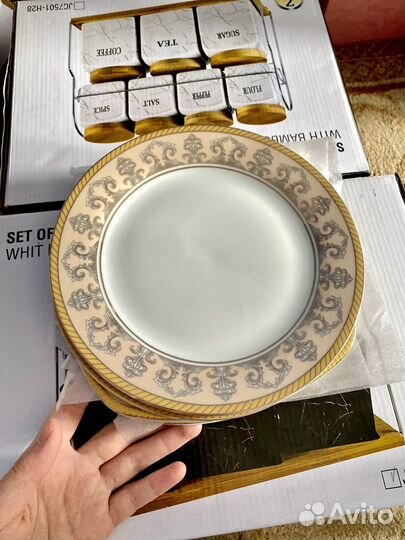 Новые Тарелки фарфор 5 штук