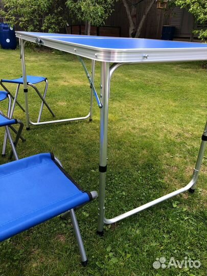 Походный стол + 4 стула