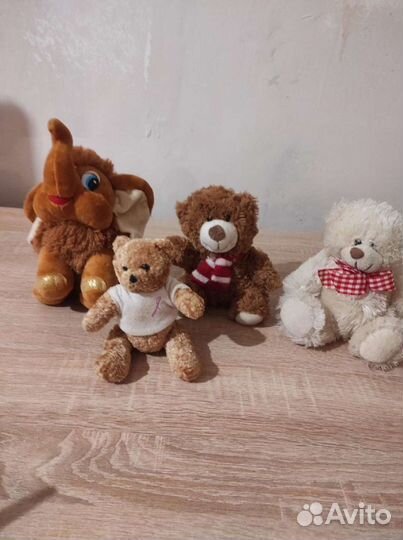 Мягкие игрушки мишки
