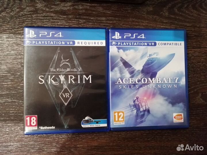 Игры PlayStation 4 VR Skyrim, Ace Combat