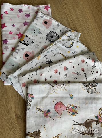 Муслиновые пеленки Новые