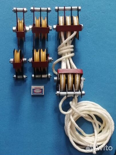 Блок полиспаст стальной на ролике