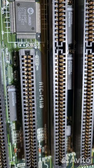 Ретро Материнская плата ATC-1411b. Umc 486-33f