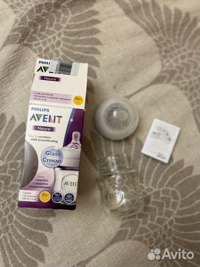 Бутылочки, соски avent natural и fisher price