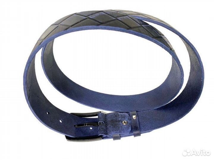 Ремень кожаный с тиснением 