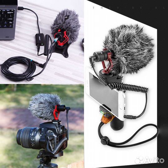 Микрофон Boya BY-MM1. Пушка для Смартфона и Камер