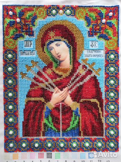 Икона из бисера
