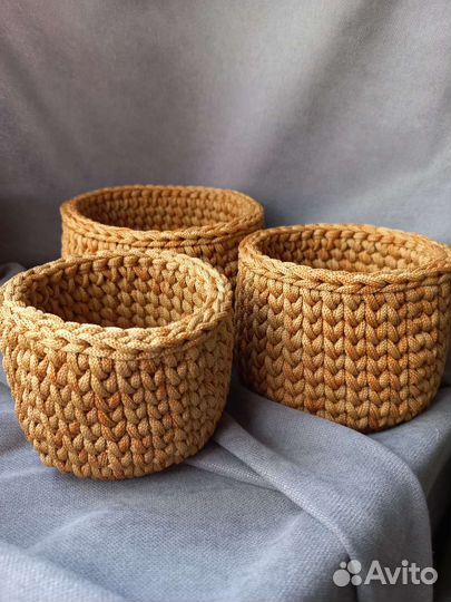 Корзина интерьерная ручной работы
