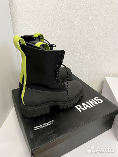 Rains Combat Boot.Made in Portugal.ботинки.44EU