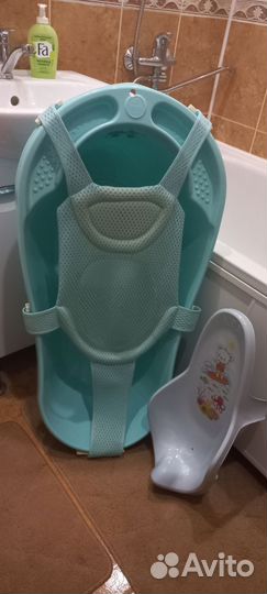 Детская ванночка для купания с горкой