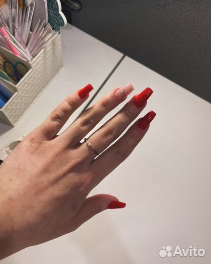 Маникюр наращивание
