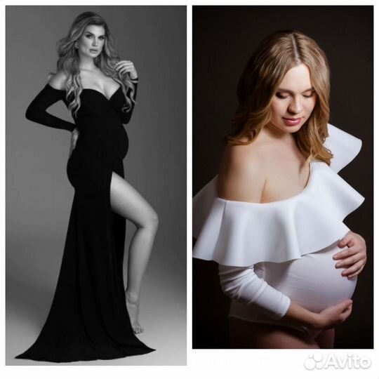 Боди и платье для беременных на фотосессию