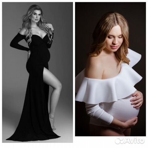 Боди и платье для беременных на фотосессию
