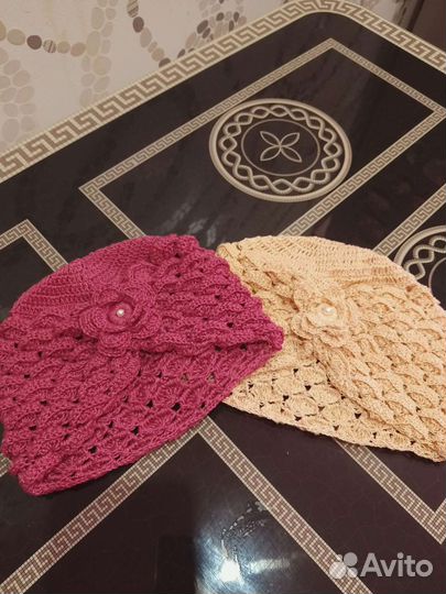 Летняя шапочка-тюрбан