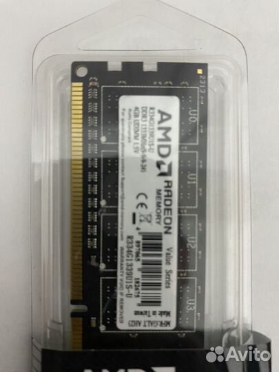 Оперативная память ddr3 AMD 4гб
