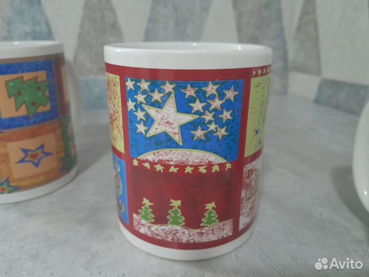Кружки чашки новогодние