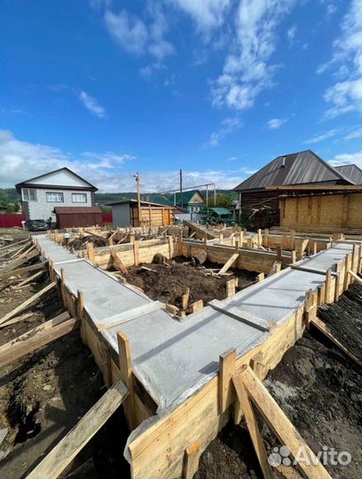 Строительство фундамента