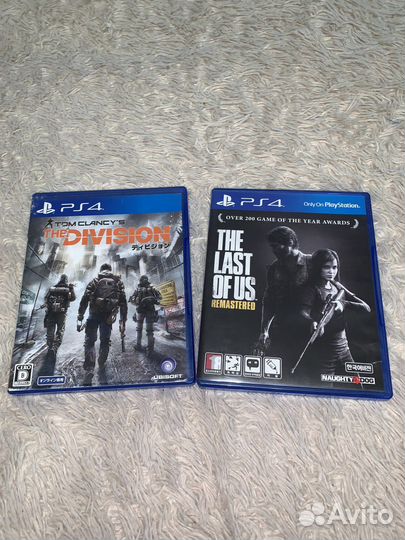 The Last of us, The Division игры ps4