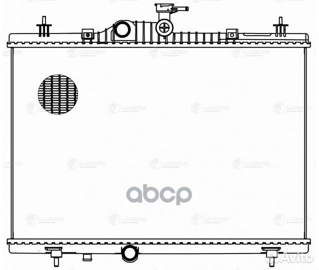 Радиатор renault koleos (08) 2.0I/2.5I М/А LRC