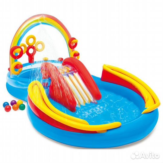 Бассейн надувной игровой центр Радуга
