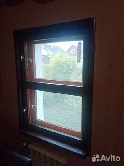 Деревянные окна со стеклопакетом бу