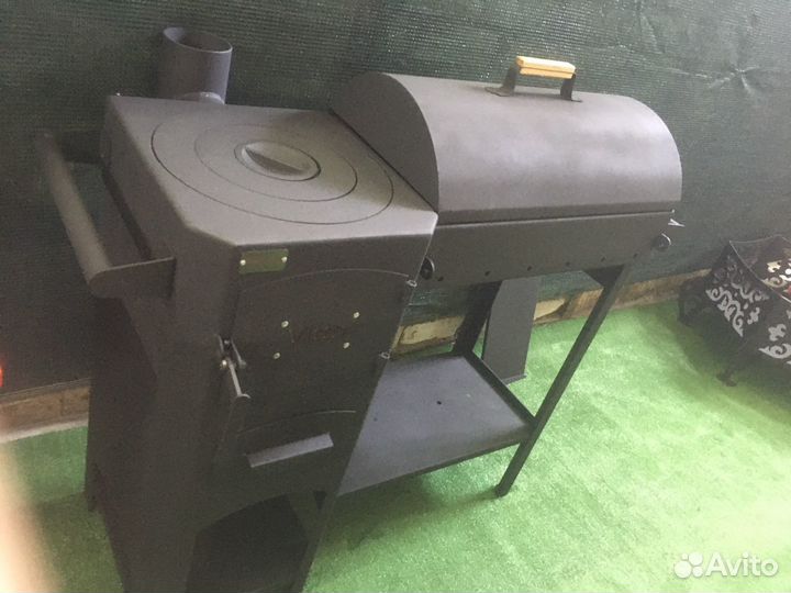 Мангал с печью