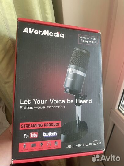 Микрофон студийный Aver Media AM310 стримерский