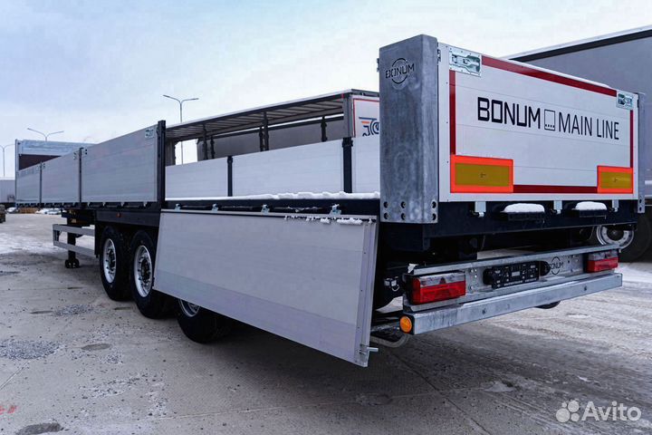 Полуприцеп бортовой Bonum 914296-06, 2024