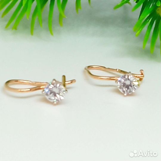 Золотые серьги