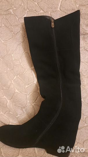 Сапоги женские зимние натуральная замша