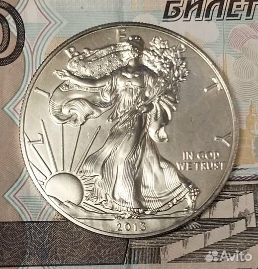 1 доллар США, Шагающая Свобода 2013г