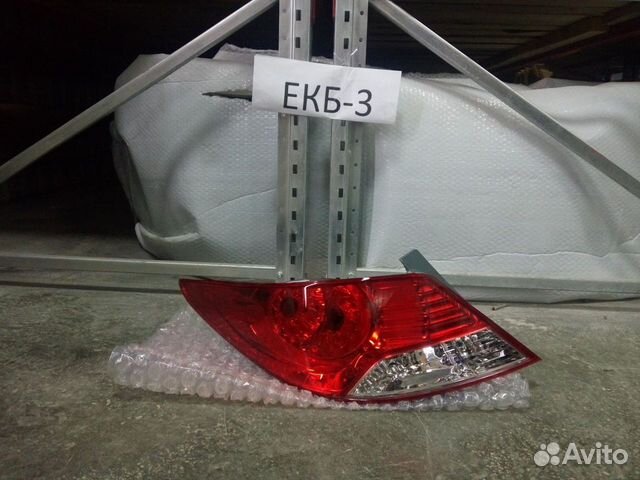 Левый фонарь Hyundai Solaris