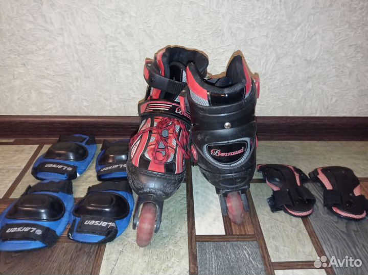 Роликовые коньки детские раздвижные 31-34