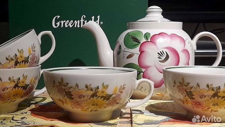 Чашки от чайного сервиза Дулево 5 шт. 1с, 1994