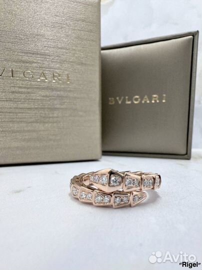 Кольцо Bvlgari Serpenti Viper, Au 750 с бриллианта