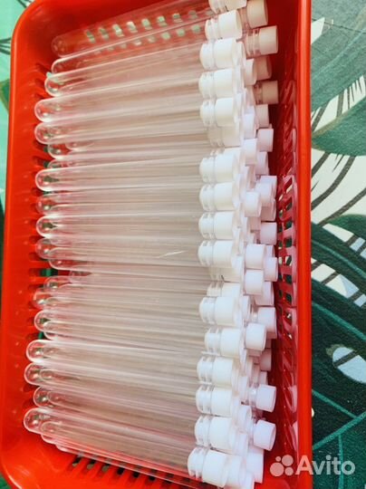 Пробирки, колбы для бисера или мелочей