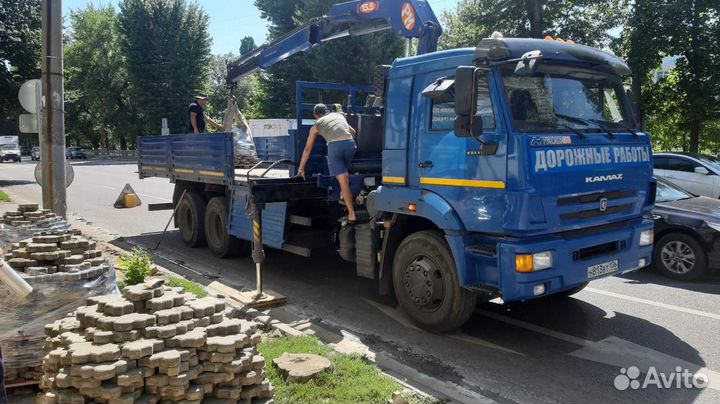 Манипулятор Камаз доставка 15 тонн Аренда Услуги