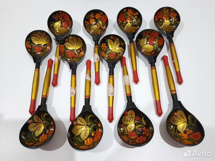 Набор ложки и ваза 