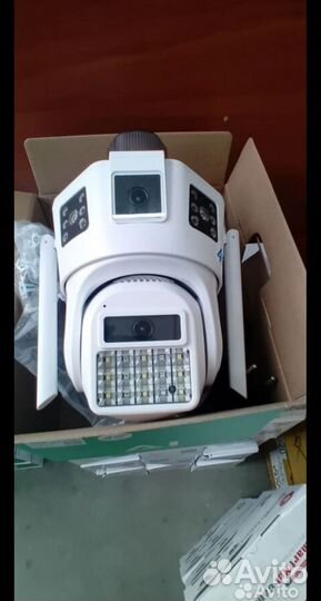 Уличная 4g камера с симкартой и двойным объективом