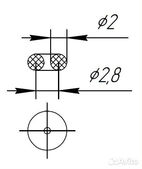Комплект сальников (2 мм)