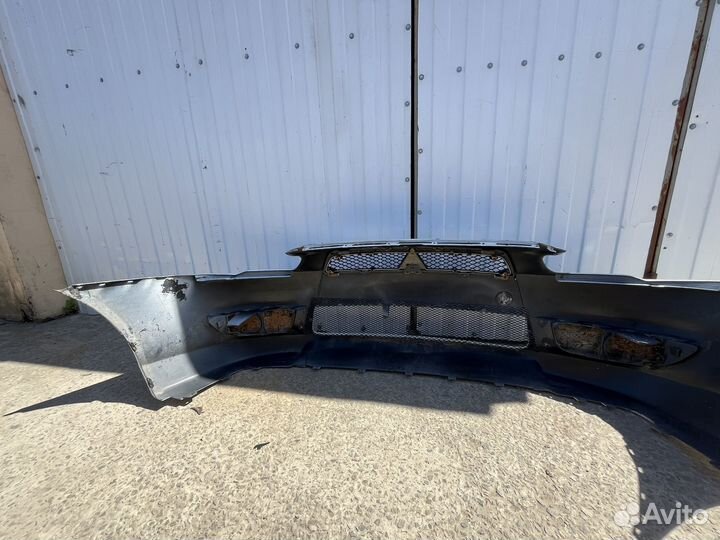 Бампер передний mitsubishi lancer 10 бу