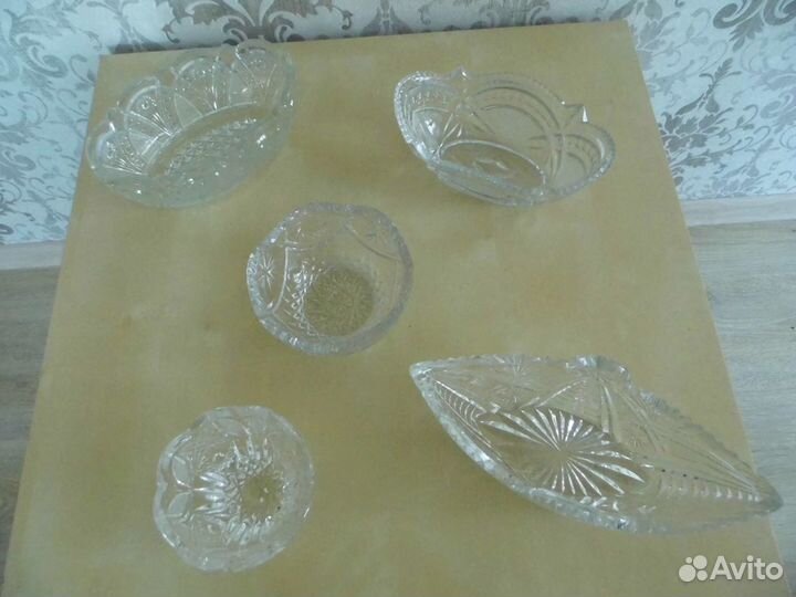 Вазы хрустальные