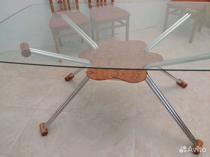 Стол обеденный стекло