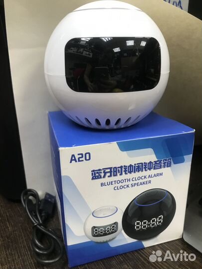 Колонка Bluetooth Clock Alarm ClockSpeaker