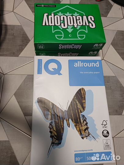 Офисная бумага А4 и А3
