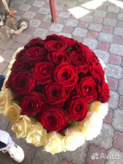 Розы в любых количествах упакуем