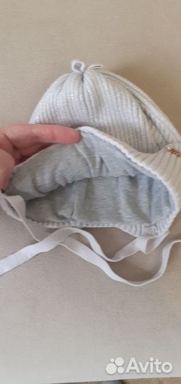 Шапочка для девочки (демисезонная), размер 44-46